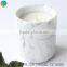 2016 latest round base 10cm height marble candle jars wholesale