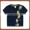 High quality cotton fabric new model kids girls t shirt with children clothing 2016