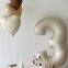 New Design 40 Inch Helium Float Cream White Caramel Color Digital Foil Balloon Birthday Wedding Party Decoration Number Balloon