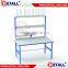 Industrial Packing workbench with dividers and paper rolling bar form Detall