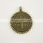 2105 new antique bronze catholic saint benedict medal pendant