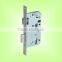 brass plated privacy mortise lock set
