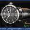 Made in china customized mens genuine leather watch japan movt quartz watch stainless steel bezel