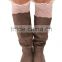 2015 Tights Leg Warmers Baby Kids Girl's Crochet Knitted Button Toppers Lace Leg Warmers Trim Boot Cuffs Socks LW-31