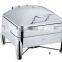 Deluxe stainless steel chafing dish, catering equipment, serving dish