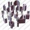 China OEM Aluminium extrusion profile Aluminum extrusion profile of display rack with different surface treatment