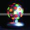 Black and sliver surface 6 inch rotating disco light