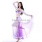 Wuchieal Lace Professional Belly Dance Costume for Stage Performance