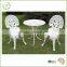 2016 new leaf design garden cast aluminum bistro set cheap garden coffee bistro set                        
                                                                                Supplier's Choice
