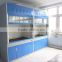 fume hood with flue pipe and fan