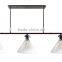 Contemporary Soft Glow 3 Lights Chandelier Lighting for Kitchen Island