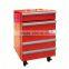 JGA Retro Style 1 Drawer 50L Mini Toolbox Refrigerator , Safe Fridge With 4 Wheels Bottom Freezer Refrigerator Fridge