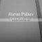 A6 black imitation leather cover paper blank notebook