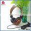 Top Quality With Engraved Logo Wood Headphone
