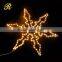 Acrylic lighted snowflake decorations for christmas
