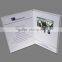 2015 most popular souvenir 4.3" video postcard,LCD video book,video brochure with hard cover