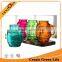 500ml Clear Glass Beer Barrel Mug With Handle