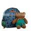 Korea Brand Little Bear Pattern High Density Cotton Children Backpack Bag