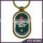 Wholesale Promotional cheap price custom carlsberg print logo key fobs
