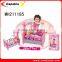2015 kids plastic doll bed girl toys