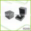 2016 Black Leather Covered Wooden Necklace Boxes Velevet Jewelry Box