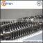 bimetallic 38CrMoAla extruder conical barrel and screw for plastic machine