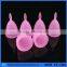 CE & FDA Approved Medical Grade Women Silicone Menstrual Cup Reusable Feminine Cup