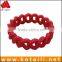 Newest fashion colorful silicone chain bracelet, silicone chain link bracelet