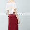 fashion women casual loose flowy sexy wrapped long skirt