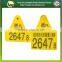 laser animal ear tag for cattle two sizes for bull and cow