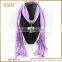 Most popular strong packing necklace jewellery scarf made in china