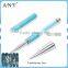 ANY Nail Art Design Care Pearl Blue Handle Thin Nylon Liner Nail Brush