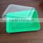 green color single compartment microwave safe food container with clear lid 28oz or 800ml