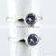 Sweet Design Purple CZ Bezel Setting 925 Sterling Silver Toe Ring, Silver Jewellery 925, Wholesale Silver Jewelry