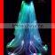 Full color change led capes,stage show dance led lighted custom clothes,fiber optic light up dance dress