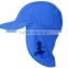 Wholesale Boys Sun UV Protective Beach Safari Swim Flap Hat Light Blue for kids aged 2-8yrs