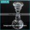 pearl color crystal tall glass candle holder for wedding