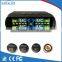 DIY easy installation solar power 433.92 mhz car digital pressure monitoring system tpms