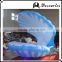 Blue Lighting inflatable clamshell, giant inflatable replica seashell for sale