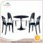 Popular simple design counter height dining table and chairs