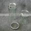 airtight glass jar with glass lid,screw cap