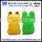 Hotel promotion gifts green plastic bath frog with custom logo print