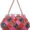 handmade crochet leather bag for female trendy style best quality material low price
