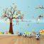Christmas custom DIY tree home wall decor stickers water-proof removable vinyl home decoration tree wall decal