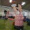 SUNJOY 2016 hot-selling inflatable cartoon characters advertisement cartoon for restaurant