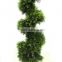 simulation cypress topiary spiral bonsai artificial boxwood spiral tree for chirstmas decoration
