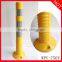 height750mm yellow road divider warning post