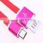wholesale 2 in 1 5pin usb data charger cable for charging iphone
