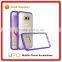 [UPO] 2 in 1 Crystal Transparent Anti Scratch Hard Plastic PC TPU Mobile Back Case for Samsung Galaxy S6