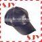 6 Panel Promotional Custom Baseball Caps Wholesale Leather Hats